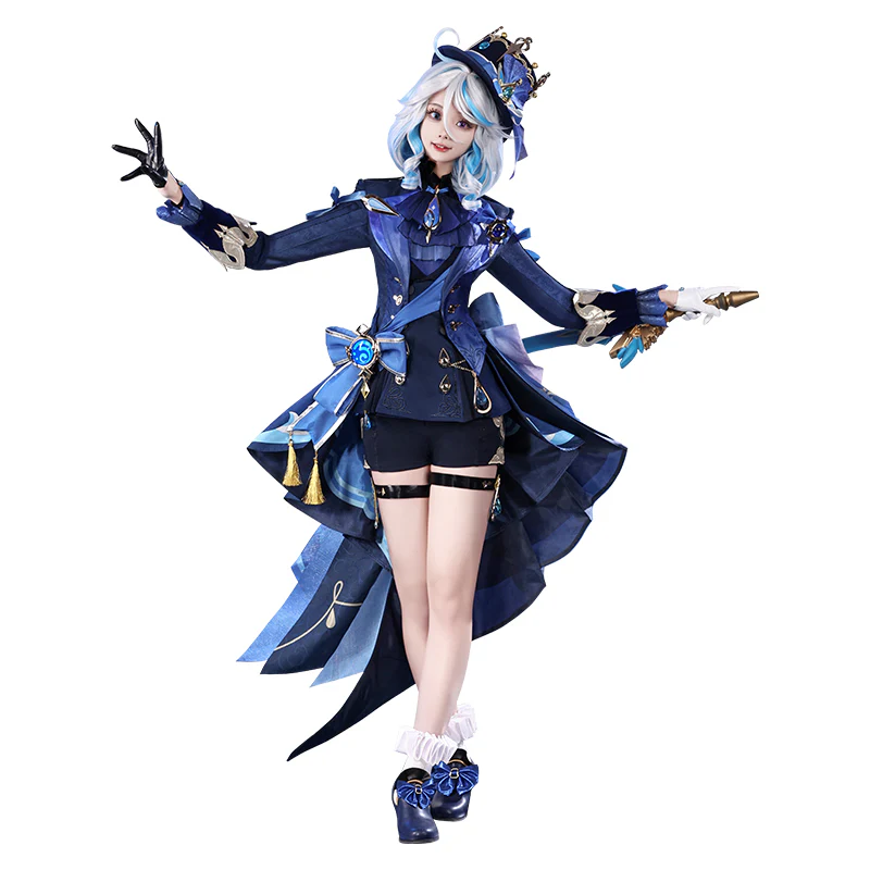 【US/EU LOCAL SHIPPING】【Size S-2XL】DokiDoki-SR Game Genshin Impact Cosplay Fontaine Furina Costume Dark Furina Focalors - Image 17