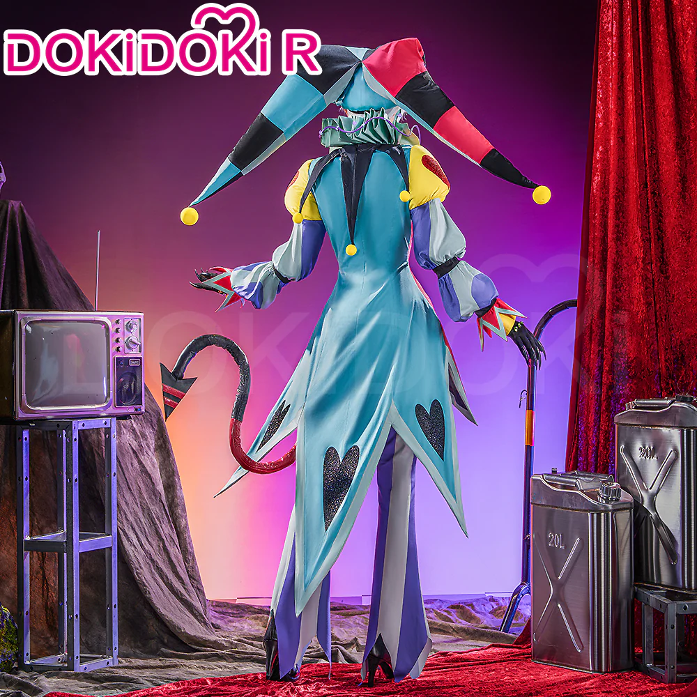 【Ready For Ship】【Size S-2XL】DokiDoki-R Anime Cosplay Bule Red Costume With Hat - Image 3