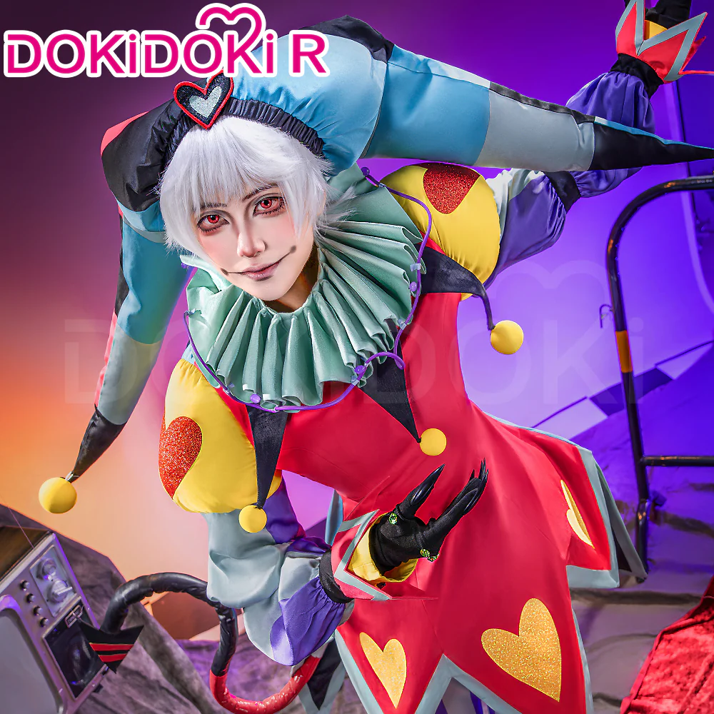 【Ready For Ship】【Size S-2XL】DokiDoki-R Anime Cosplay Bule Red Costume With Hat - Image 4