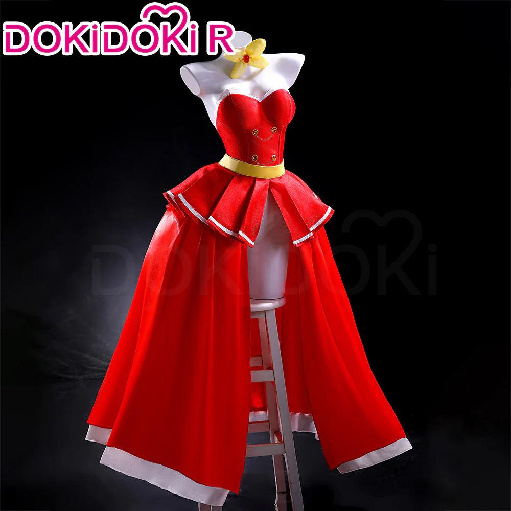 【Partially Ready For Ship】【Size S-3XL】DokiDoki-R Anime Hell Hotel Cosplay Costume Red Dress Party Outfit