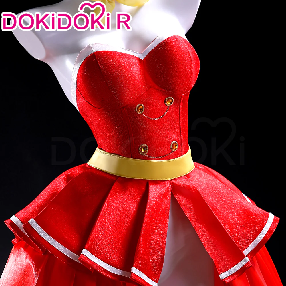 【Partially Ready For Ship】【Size S-3XL】DokiDoki-R Anime Hell Hotel Cosplay Costume Red Dress Party Outfit - Image 2
