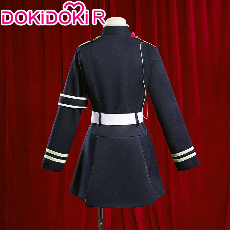 【Size XS-2XL】DokiDoki-R Anime Seraph of the End Cosplay Shinoa Hiiragi Costume / Wig - Image 2