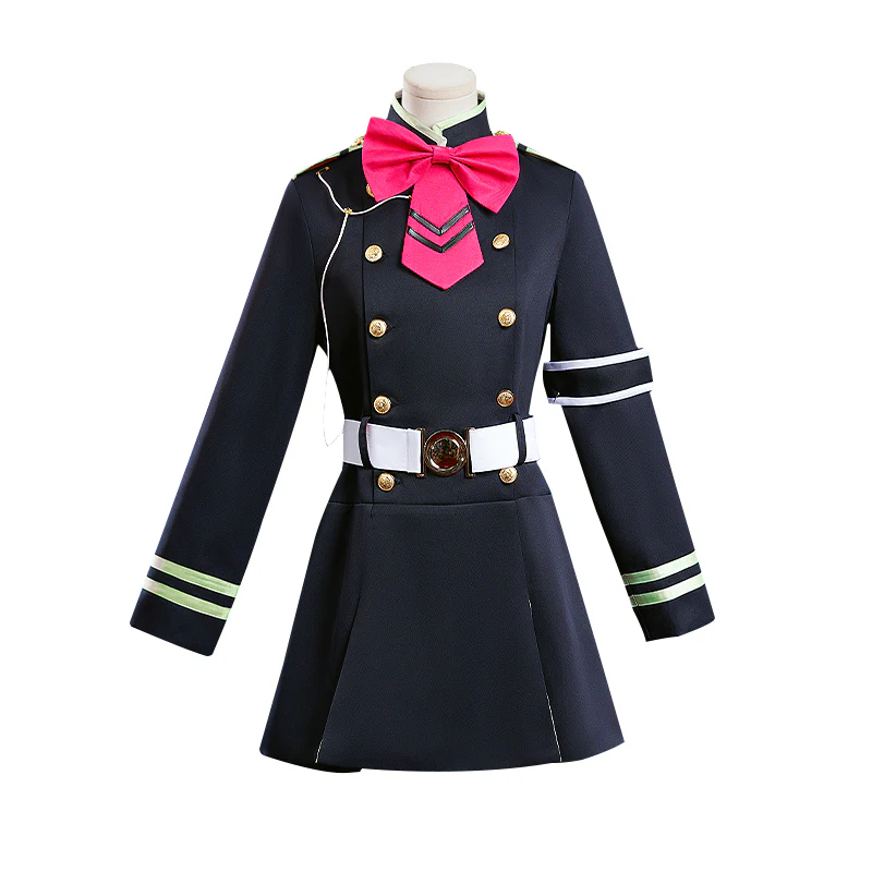 【Size XS-2XL】DokiDoki-R Anime Seraph of the End Cosplay Shinoa Hiiragi Costume / Wig - Image 5