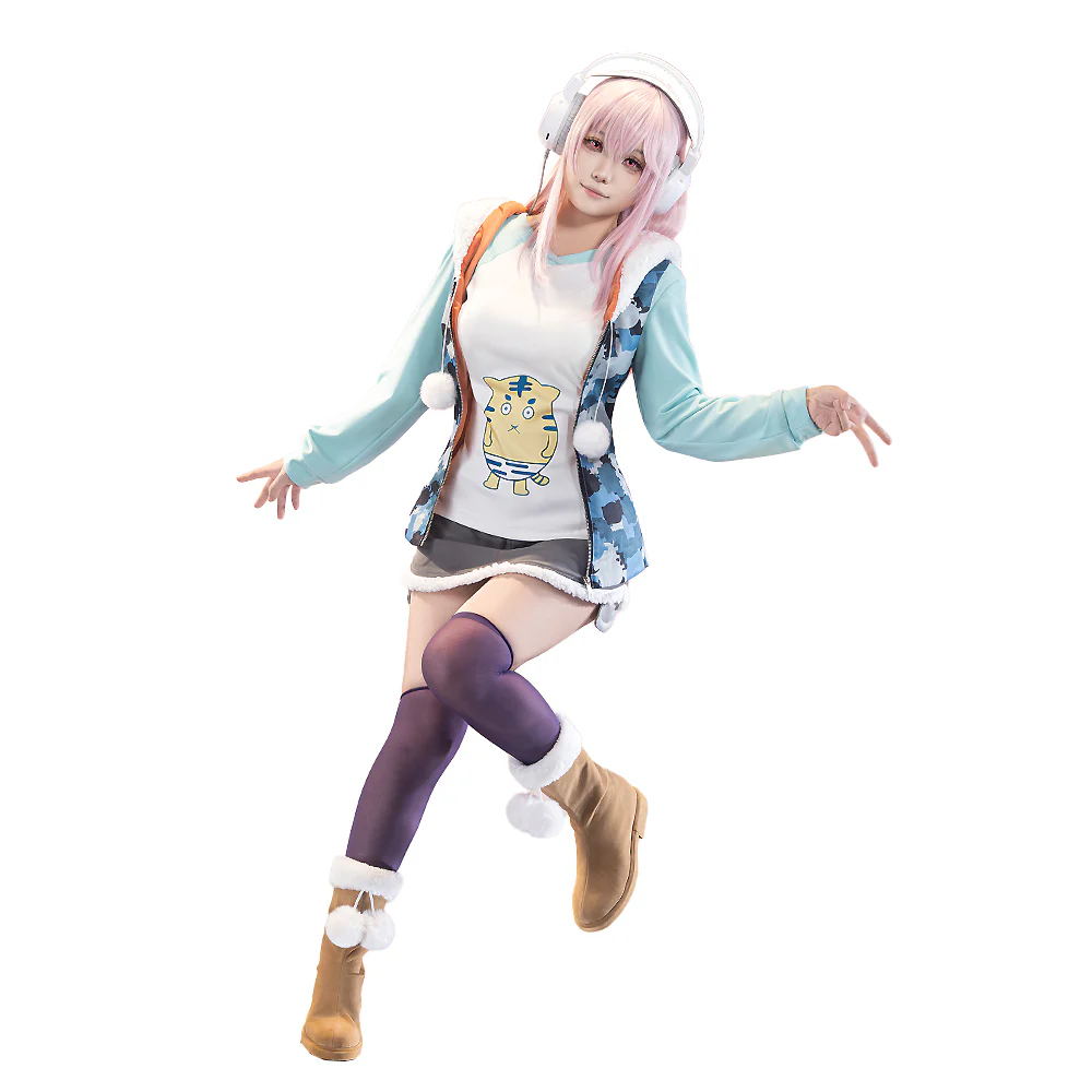 【Partial Ready For Ship】【Size S-3XL】DokiDoki-R Anime Super Sonico Cosplay Sonico Costume - Image 5
