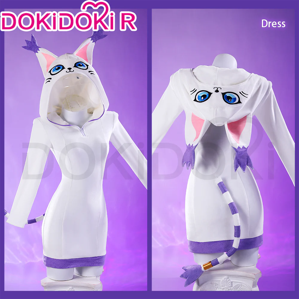 【Size S-3XL】DokiDoki-R Game Cosplay Costume Doujin Hoodie Jumpsuit BodySuit