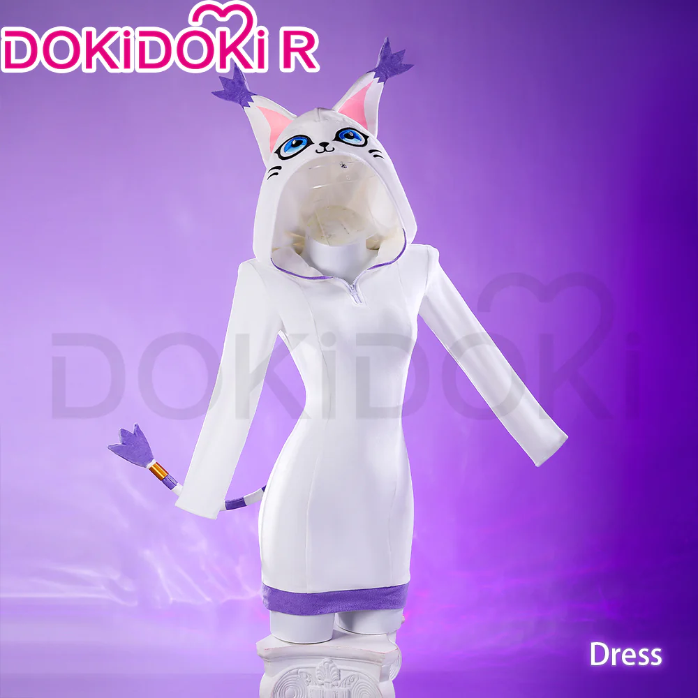 【Size S-3XL】DokiDoki-R Game Cosplay Costume Doujin Hoodie Jumpsuit BodySuit - Image 3