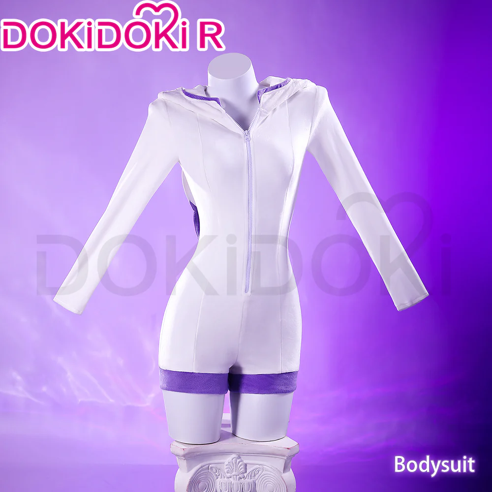 【Size S-3XL】DokiDoki-R Game Cosplay Costume Doujin Hoodie Jumpsuit BodySuit - Image 4