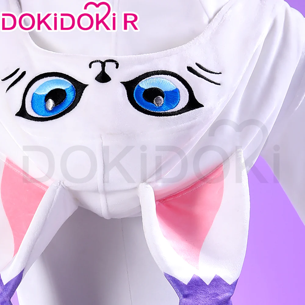 【Size S-3XL】DokiDoki-R Game Cosplay Costume Doujin Hoodie Jumpsuit BodySuit - Image 6