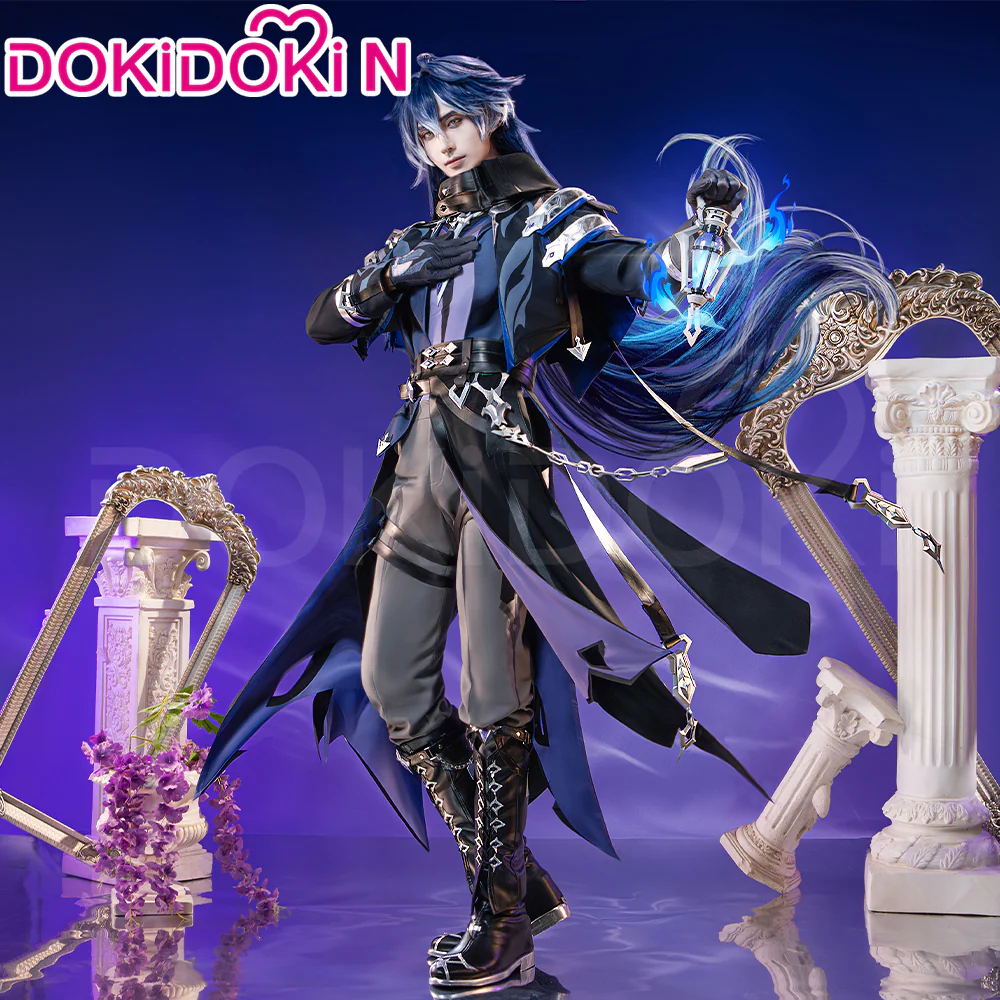 【Partially Ready For Ship】【Size S-3XL】DokiDoki-N Game Genshin Impact Cosplay Flins Costume Song of the Welkin Moon Kyryll Chudomirovich Flins Nod Krai