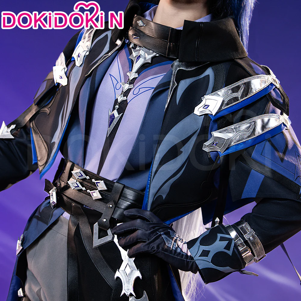 【Partially Ready For Ship】【Size S-3XL】DokiDoki-N Game Genshin Impact Cosplay Flins Costume Song of the Welkin Moon Kyryll Chudomirovich Flins Nod Krai - Image 3