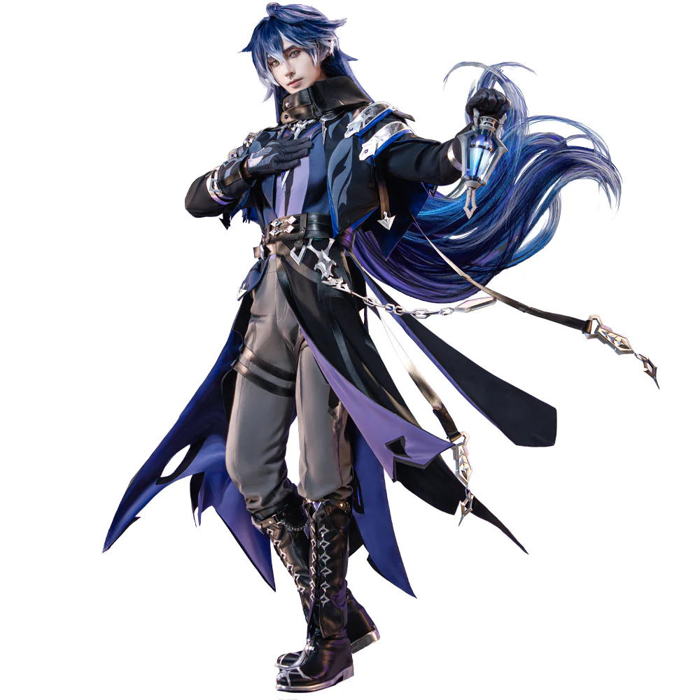 【Partially Ready For Ship】【Size S-3XL】DokiDoki-N Game Genshin Impact Cosplay Flins Costume Song of the Welkin Moon Kyryll Chudomirovich Flins Nod Krai - Image 4