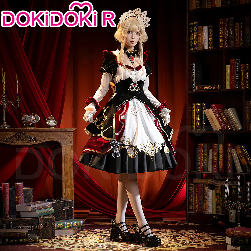 【Old Design Version】【Size S-3XL】DokiDoki-R Game Genshin Impact Cosplay Marionette Costume Sandrone - Image 2