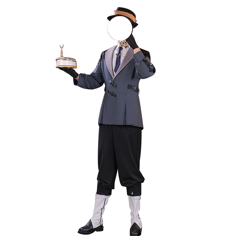 【Ready For Ship】【Clearance Sale】【Size S-4XL】DokiDoki-R Game Genshin Impact Cosplay Spina di Rosula Butler Melus / Attendant Silver Costume Navia Fontaine - Image 6
