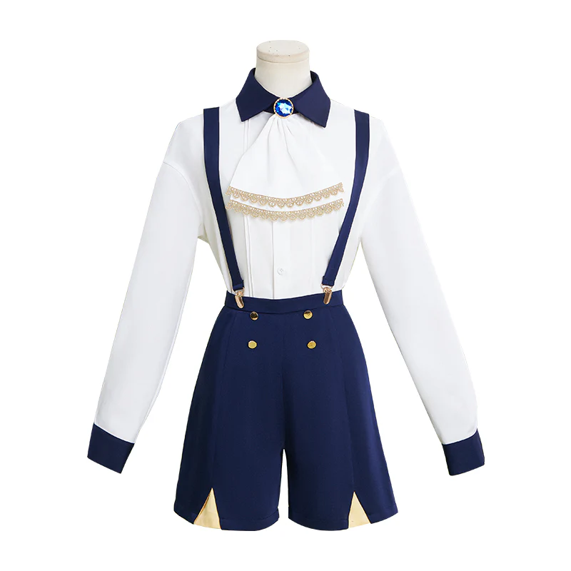 【Partially Ready For Ship】【Size S-3XL】DokiDoki-R Game Nu: Carnival Cosplay Edmond Child Ver. Costume - Image 5