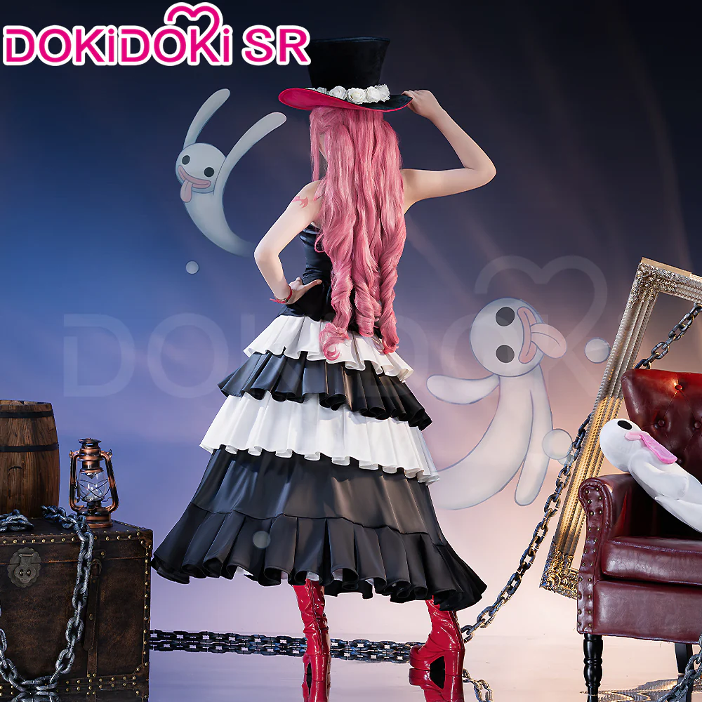 【Partially Ready For Ship】【Size S-3XL】 DokiDoki-SR Anime Cosplay Princess Ghost Black White Time Skip Costume / Hat - Image 4