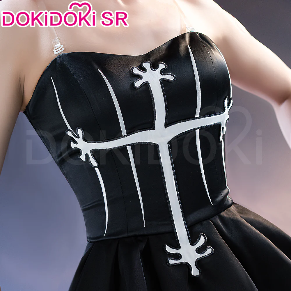 【Partially Ready For Ship】【Size S-3XL】 DokiDoki-SR Anime Cosplay Princess Ghost Black White Time Skip Costume / Hat - Image 5
