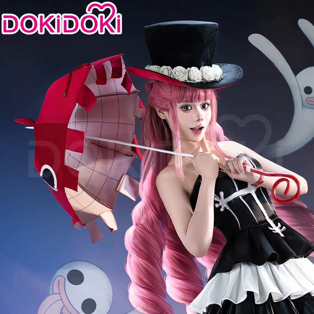 【Partially Ready For Ship】【Size S-3XL】 DokiDoki-SR Anime Cosplay Princess Ghost Black White Time Skip Costume / Hat - Image 8