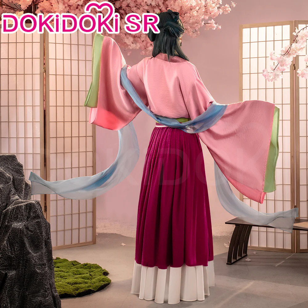 【US/EU LOCAL SHIPPING】【Size S-3XL】DokiDoki-SR Anime The Apothecary Diaries Cosplay Maomao Costume / Wig Mao Mao The Garden Party - Image 4