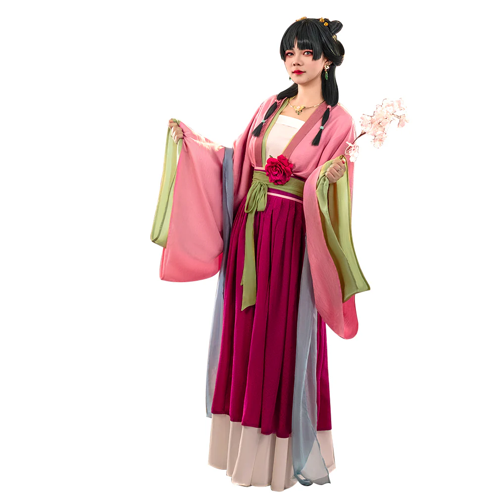【US/EU LOCAL SHIPPING】【Size S-3XL】DokiDoki-SR Anime The Apothecary Diaries Cosplay Maomao Costume / Wig Mao Mao The Garden Party - Image 6