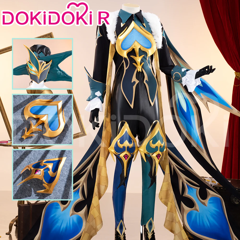 【Ready For Ship】【Last Batch】DokiDoki-R Game Honkai: Star Rail Cosplay Aventurine Costume Shajin Ten Stonehearts: Aventurine of Stratagems