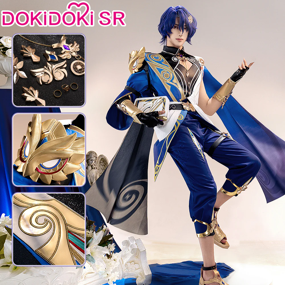 【Partially Ready For Ship】【Size S-3XL】DokiDoki-SR Game Honkai: Star Rail Cosplay Dr. Ratio Costume