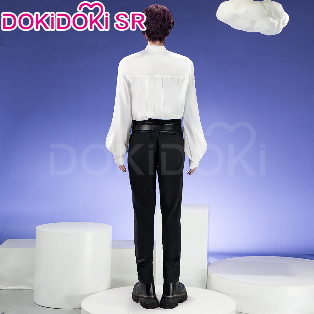 【Ready For Ship】【Last Batch】【Size S-3XL】DokiDoki-SR Game Love and Deepspace Cosplay Rafayel White Sand Phantom Costume White Skirt - Image 3