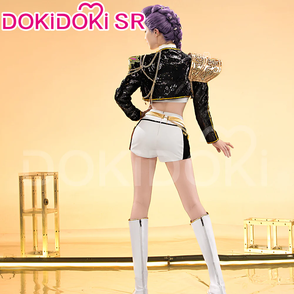 【Partially Ready For Ship】【Size S-3XL】【Last Batch】DokiDoki-SR Movie Anime KPOP KILLER Cosplay Costume 3D Printed / Vacuum Formed Shoulder Armor GOLD SERIES - Image 3