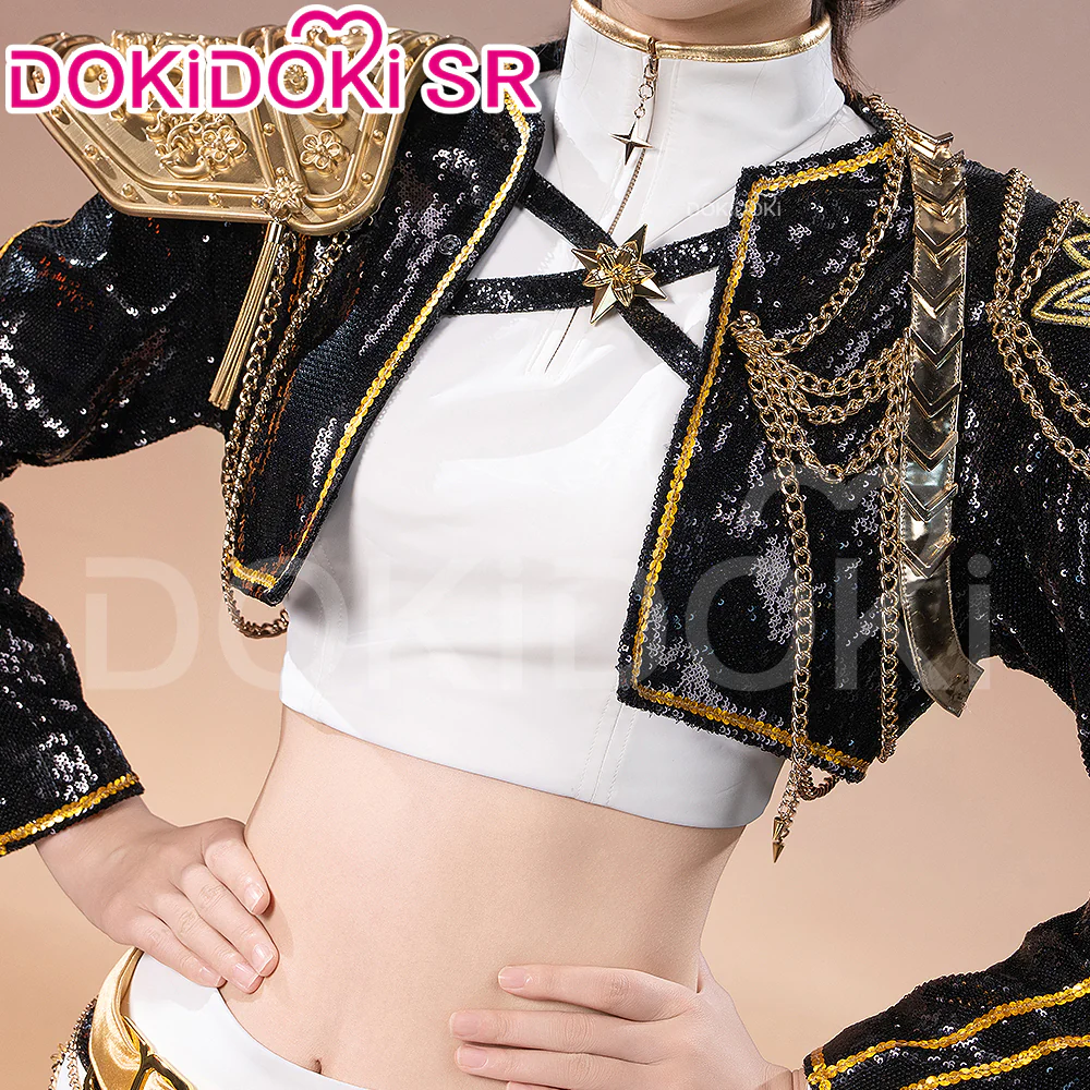 【Partially Ready For Ship】【Size S-3XL】【Last Batch】DokiDoki-SR Movie Anime KPOP KILLER Cosplay Costume 3D Printed / Vacuum Formed Shoulder Armor GOLD SERIES - Image 4