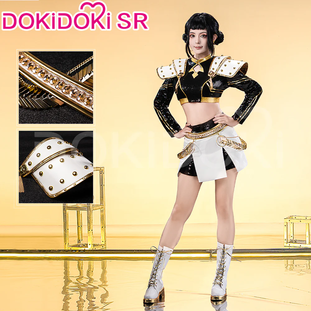 【Ready For Ship】【Size S-3XL】【Last Batch】DokiDoki-SR Movie Anime KPOP KILLER Cosplay Costume GOLD SERIES - Image 3