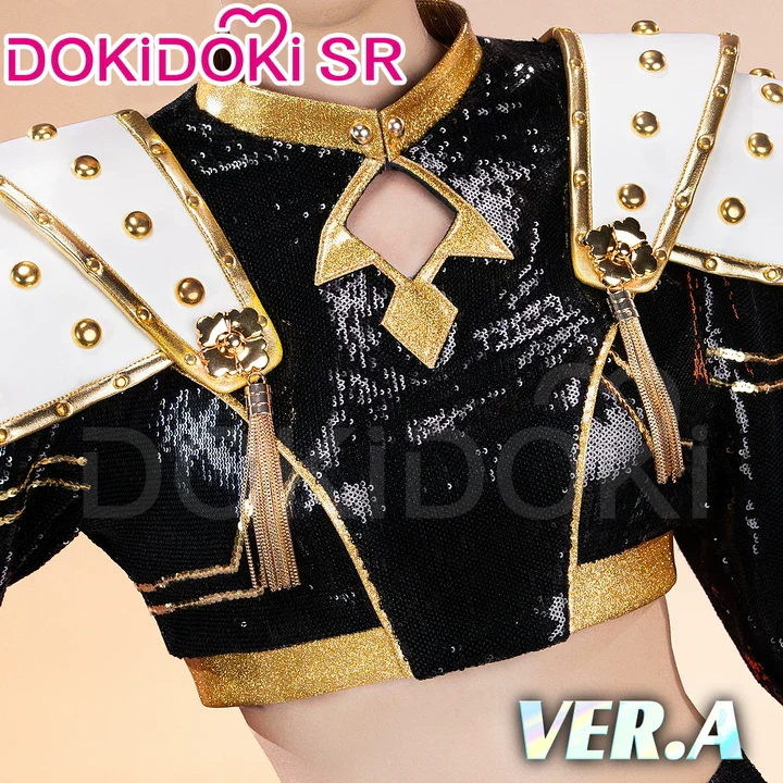 【Ready For Ship】【Size S-3XL】【Last Batch】DokiDoki-SR Movie Anime KPOP KILLER Cosplay Costume GOLD SERIES - Image 7