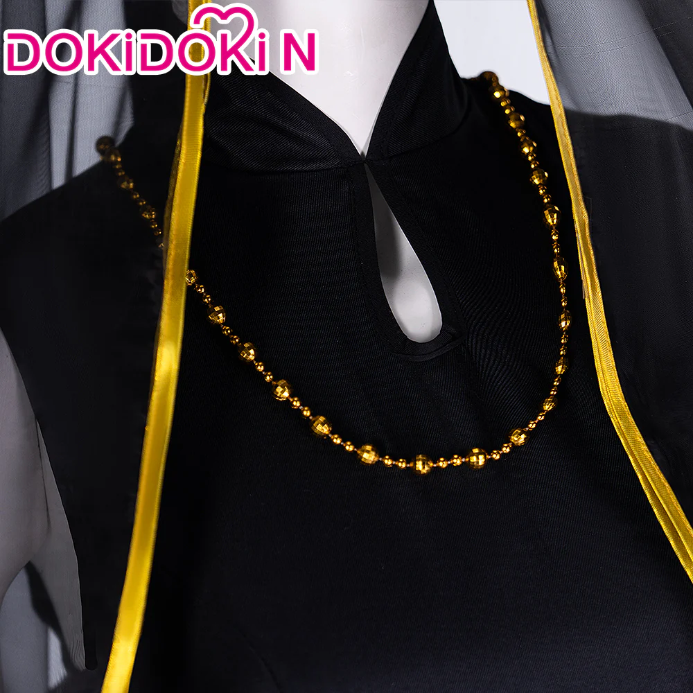 【In Stock】【Size S-3XL】DokiDoki-N Anime cosplay Girl Black Wedding Dress - Image 4