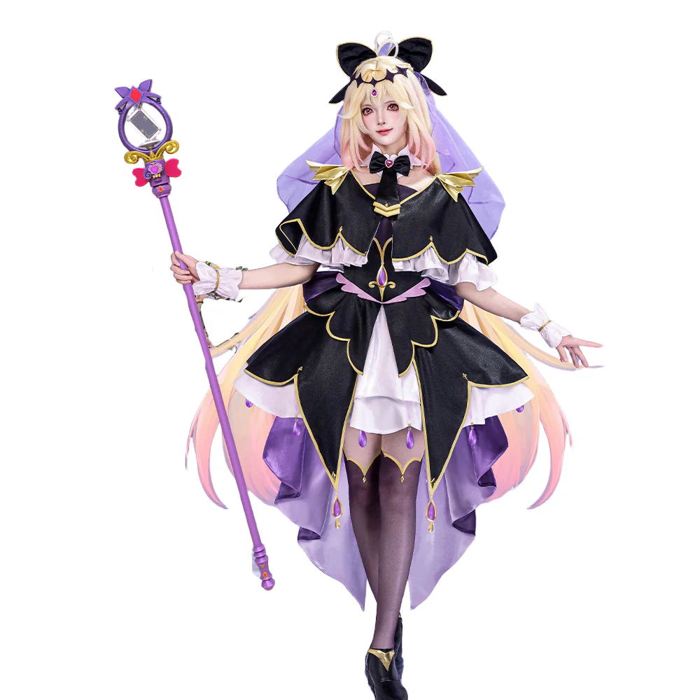 DokiDoki-R Anime Meitantei Pretty Cure! Cosplay Moria Luluka Costume - Image 5