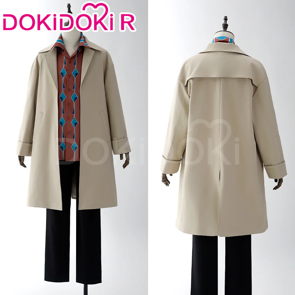 【Size XS-2XL】DokiDoki-R Anime Cosaply Coat Shirt Costume Men