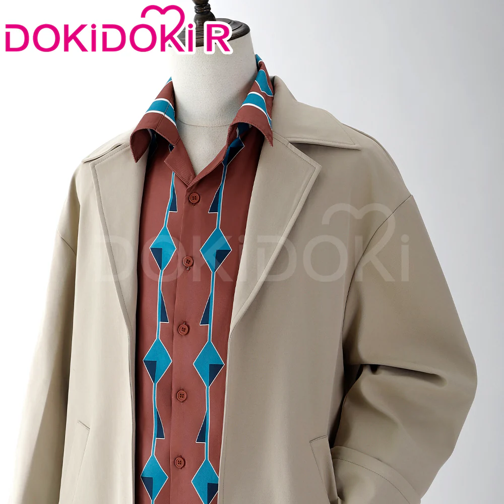 【Size XS-2XL】DokiDoki-R Anime Cosaply Coat Shirt Costume Men - Image 3