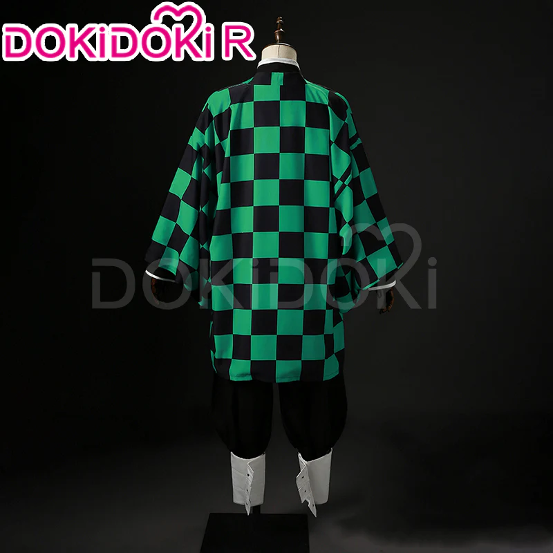 【In Stock】【Size XS-2XL】DokiDoki-R Anime Cosplay Black Green Costume Men - Image 4
