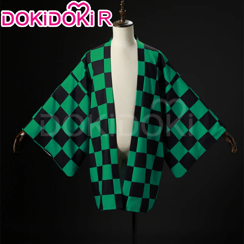 【In Stock】【Size XS-2XL】DokiDoki-R Anime Cosplay Black Green Costume Men - Image 5