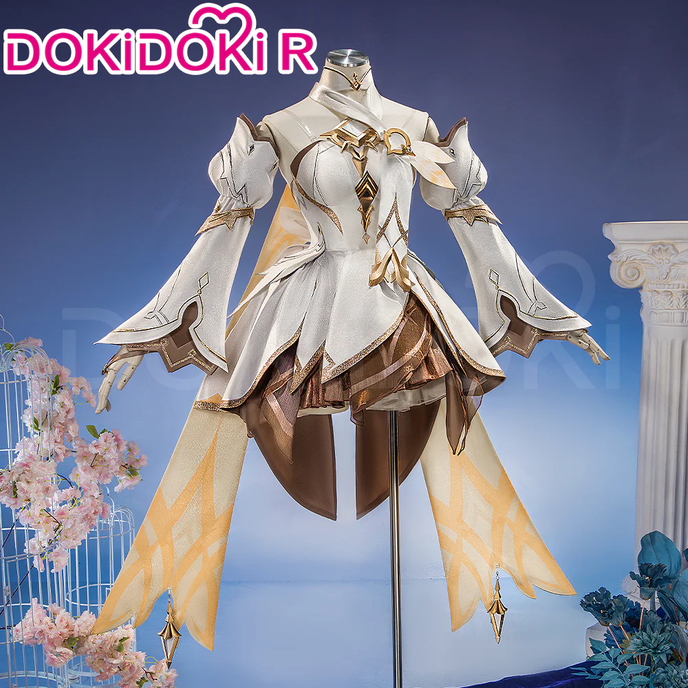 【Partially Ready For Ship】【Size XS-2XL】DokiDoki-R Game Genshin Impact Cosplay Traveler Lumine Costume Ying As Heaven and Earth Are Made Anew