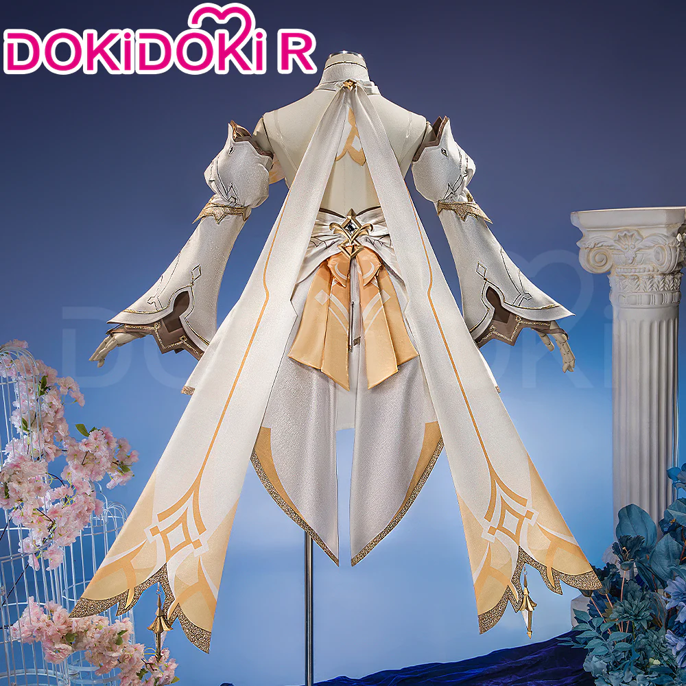 【Partially Ready For Ship】【Size XS-2XL】DokiDoki-R Game Genshin Impact Cosplay Traveler Lumine Costume Ying As Heaven and Earth Are Made Anew - Image 2