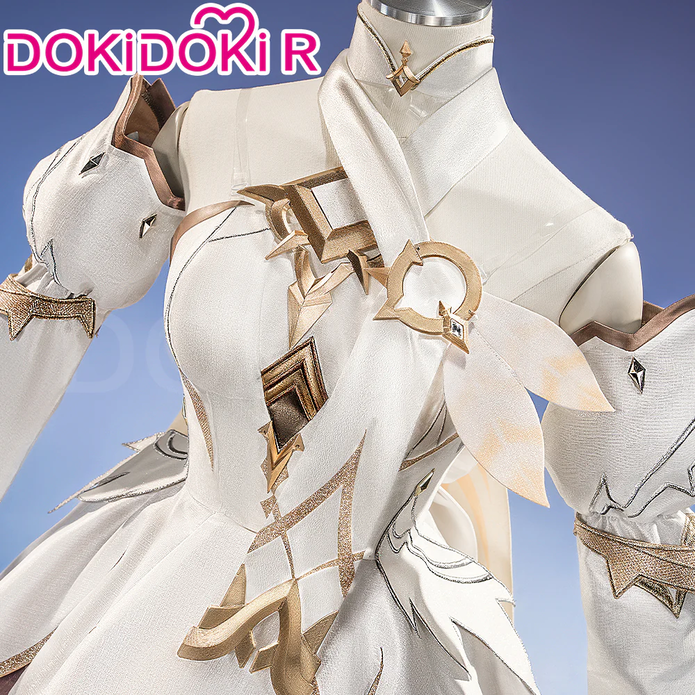 【Partially Ready For Ship】【Size XS-2XL】DokiDoki-R Game Genshin Impact Cosplay Traveler Lumine Costume Ying As Heaven and Earth Are Made Anew - Image 3
