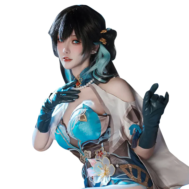 【Size XS-2XL】DokiDoki-R Game Honkai: Star Rail Cosplay Ruan Mei Costume Ruanmei - Image 6