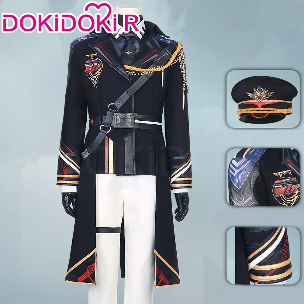 【In Stock】【Size XS-2XL】DokiDoki-R Game Love and Deepspace Cosplay Protagonist MC Costume Farspace Colonel Set Caleb
