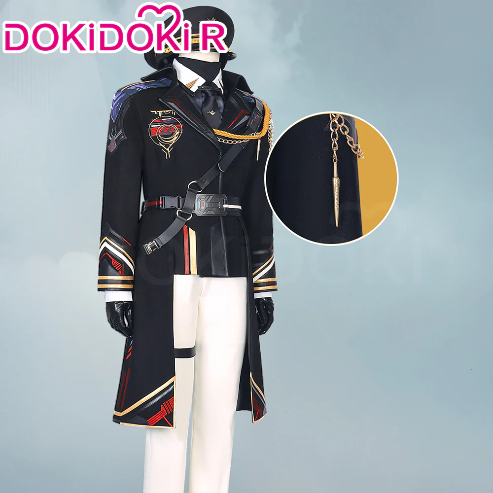【In Stock】【Size XS-2XL】DokiDoki-R Game Love and Deepspace Cosplay Protagonist MC Costume Farspace Colonel Set Caleb - Image 2