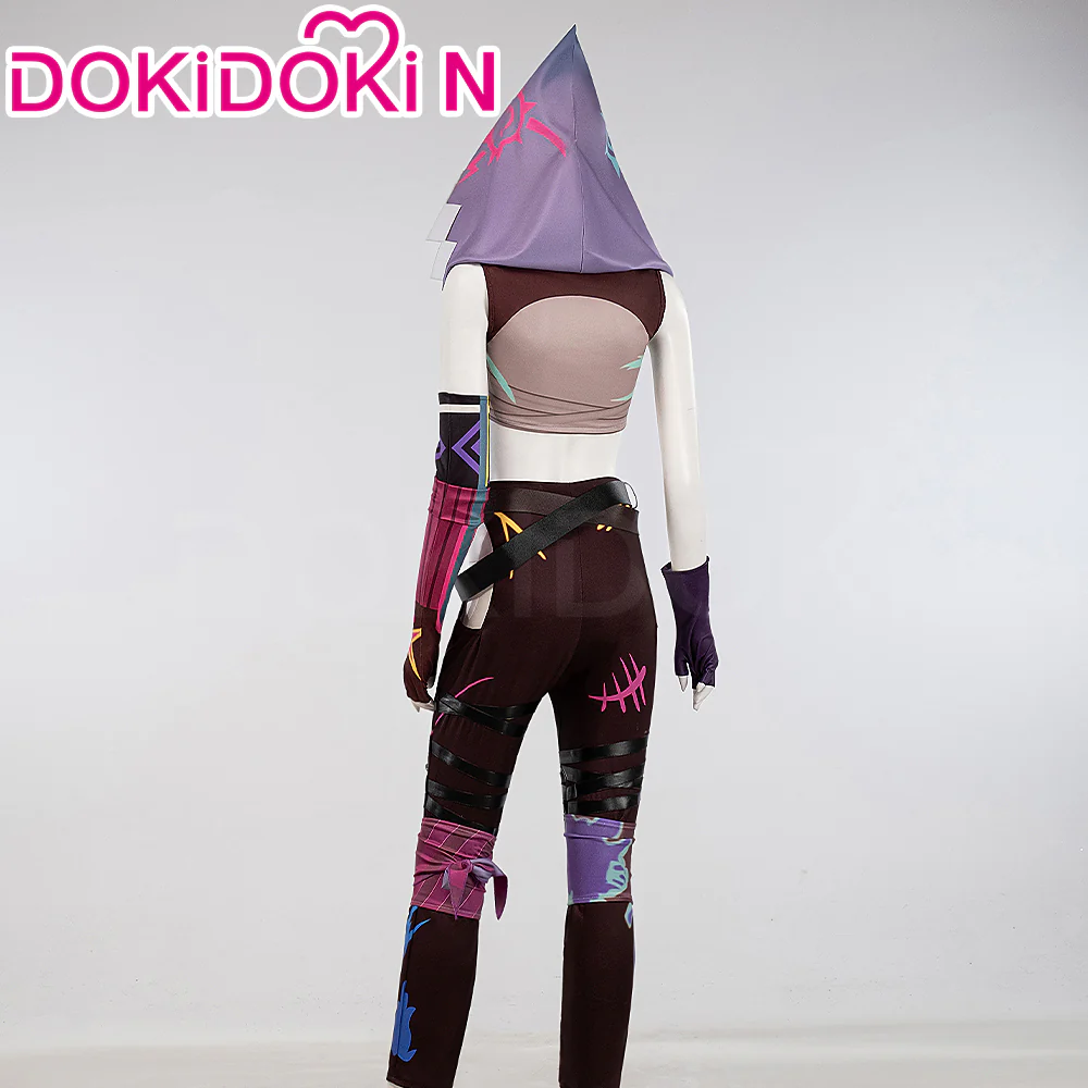 【In Stock】【Size XS-3XL】DokiDoki-N Anime Cosplay Fractured Jinxx Costume - Image 3