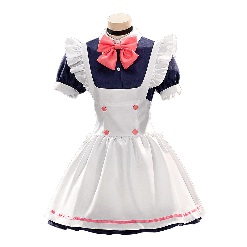 【In Stock】【Size XS-3XL】Dokidoki-N Anime DDD Cosplay Costume Maid Cute - Image 5