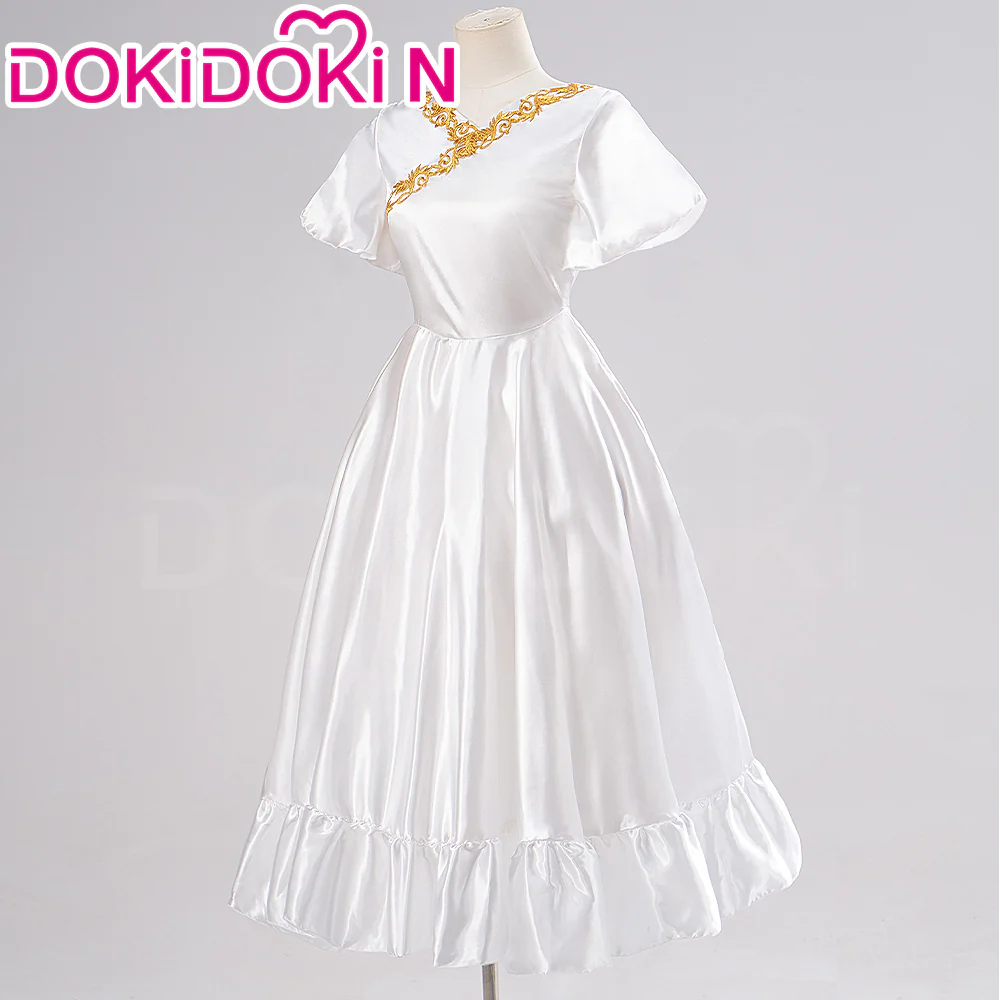 【Size XS-3XL】DokiDoki-N Anime Cosplay Feern Party Costume White Dress - Image 2