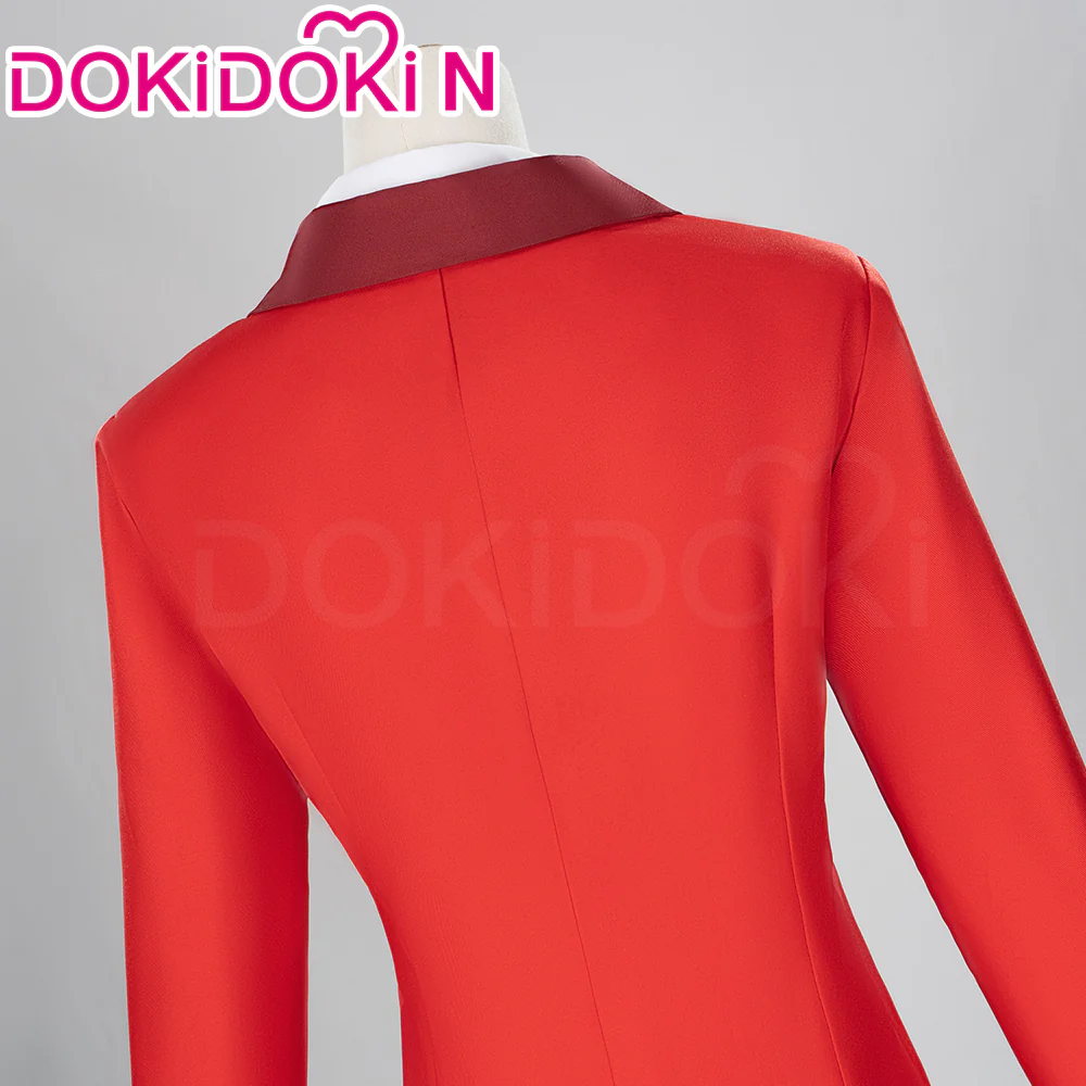 【Partially Ready For Ship】【Size XS-3XL】DokiDoki-N Anime Hell Hotel Cosplay Costume Red Suit - Image 3
