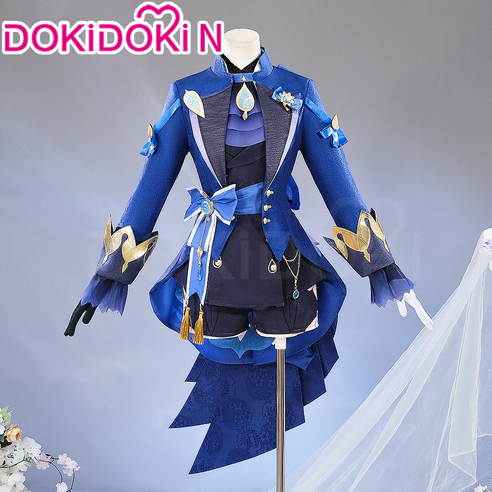 【Ready For Ship】【Size XS-3XL】DokiDoki-N Game Genshin Impact Cosplay Dark Furina Costume Fontaine Focalors