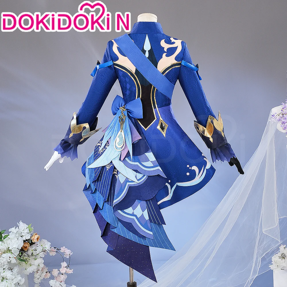 【Ready For Ship】【Size XS-3XL】DokiDoki-N Game Genshin Impact Cosplay Dark Furina Costume Fontaine Focalors - Image 2