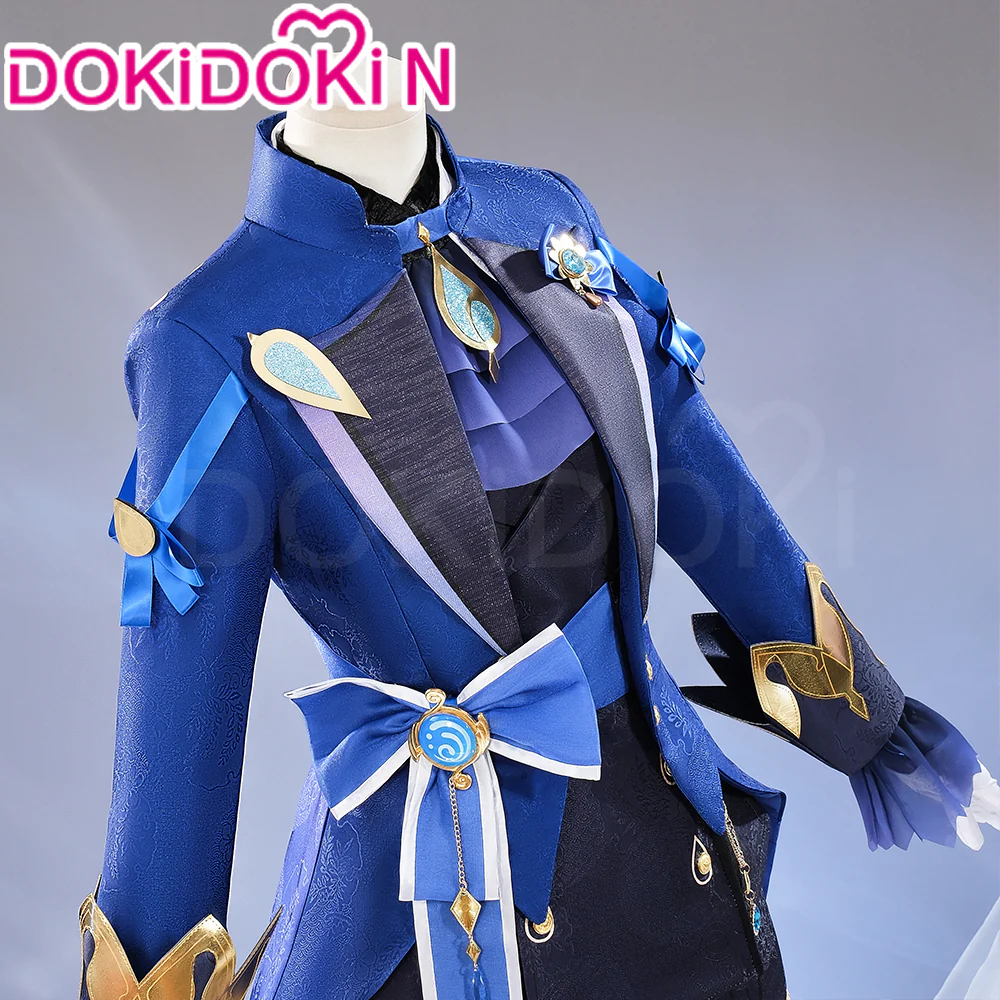【Ready For Ship】【Size XS-3XL】DokiDoki-N Game Genshin Impact Cosplay Dark Furina Costume Fontaine Focalors - Image 3