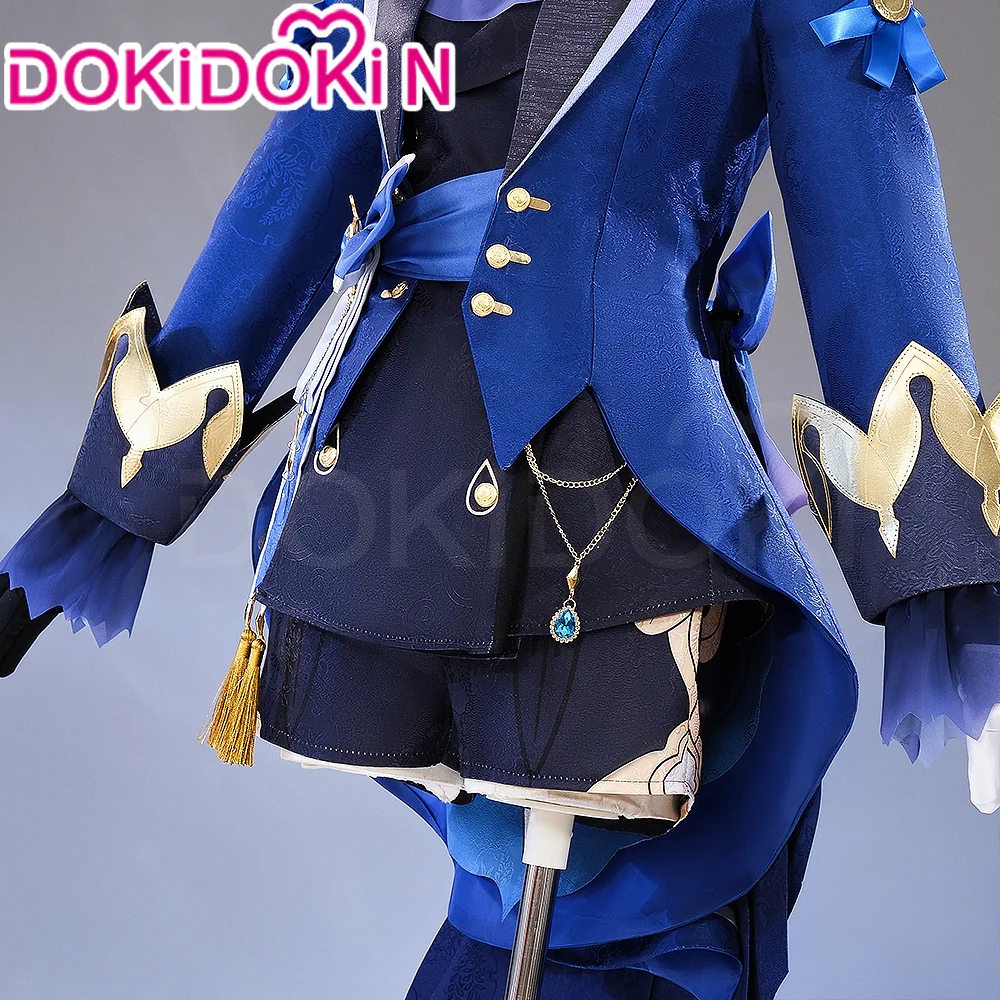【Ready For Ship】【Size XS-3XL】DokiDoki-N Game Genshin Impact Cosplay Dark Furina Costume Fontaine Focalors - Image 4